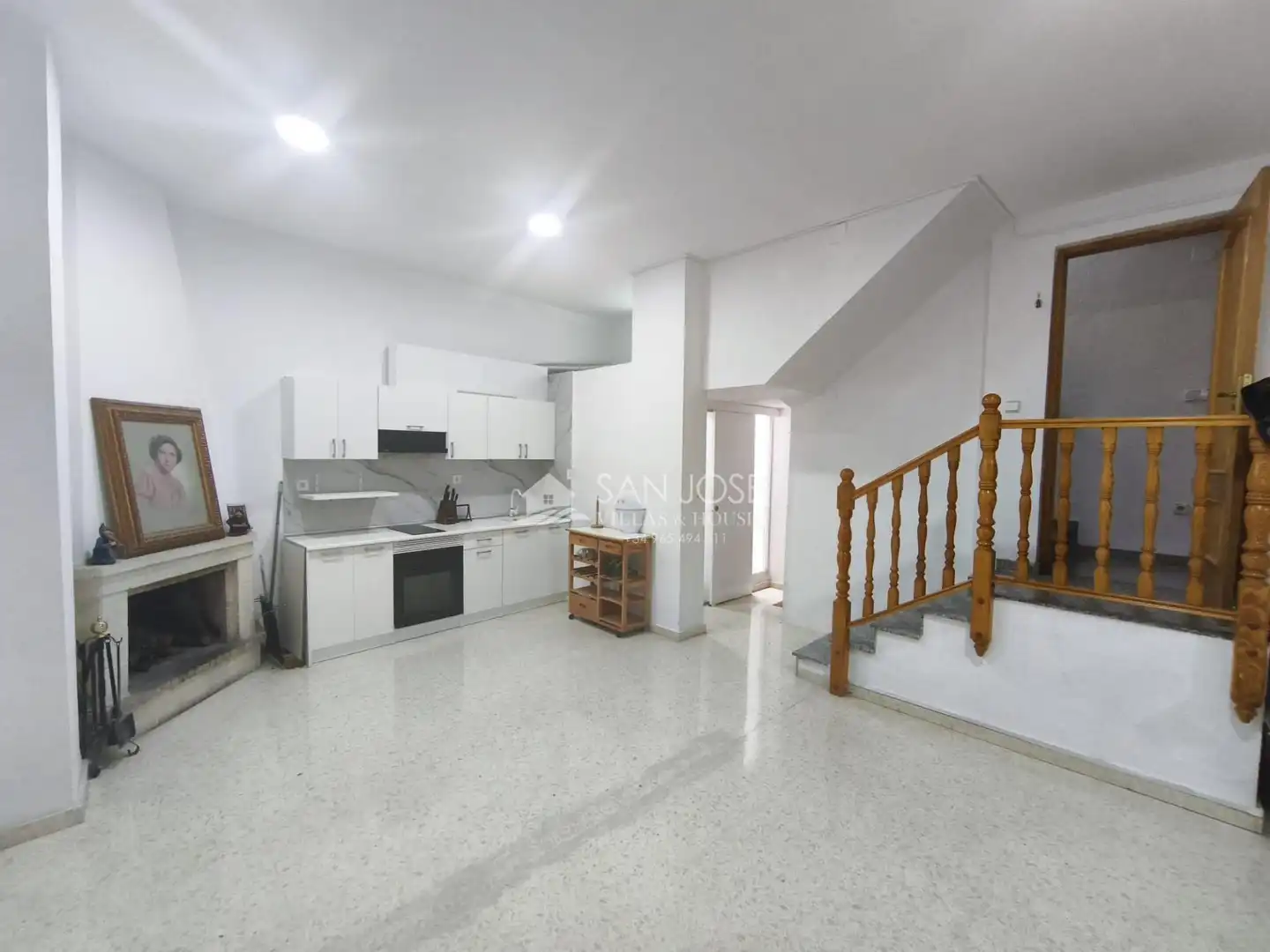 Cocina de Casa o chalet en venta en Aspe con Terraza, Trastero y Amueblado