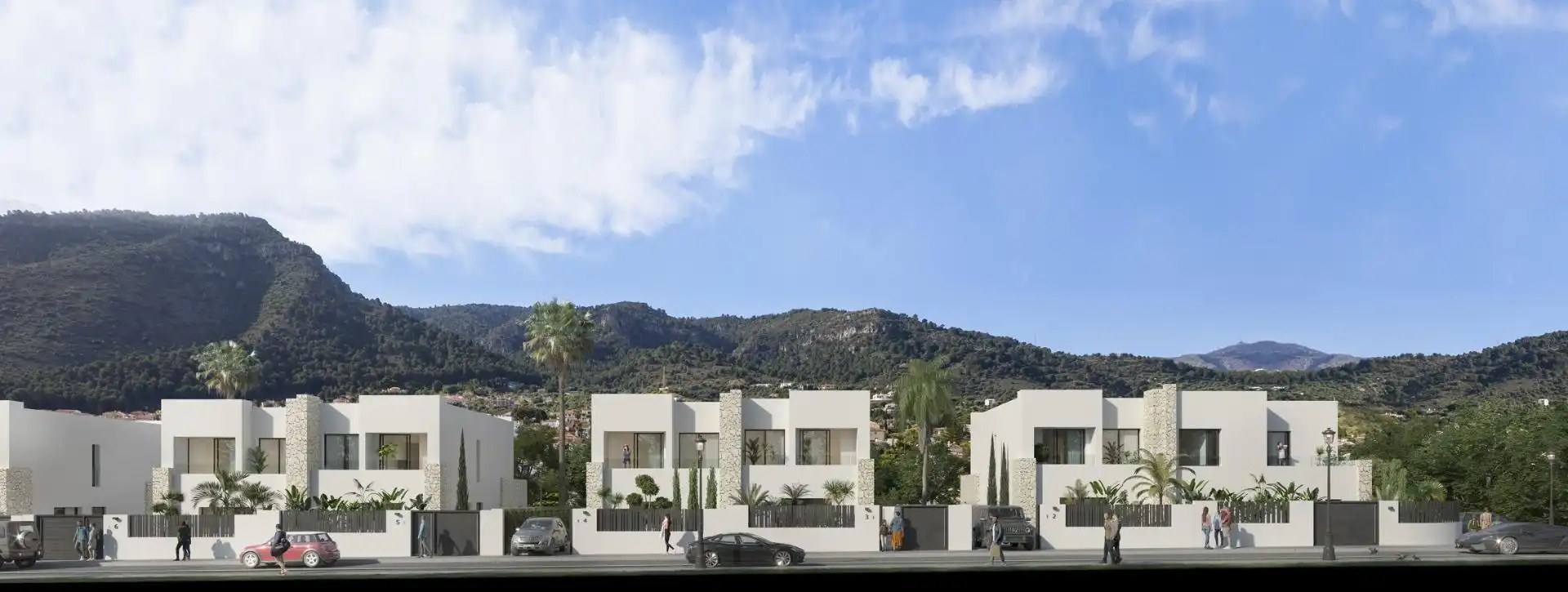 Vista exterior de Casa adosada en venda en Alhaurín de la Torre amb Aire condicionat, Jardí privat i Terrassa