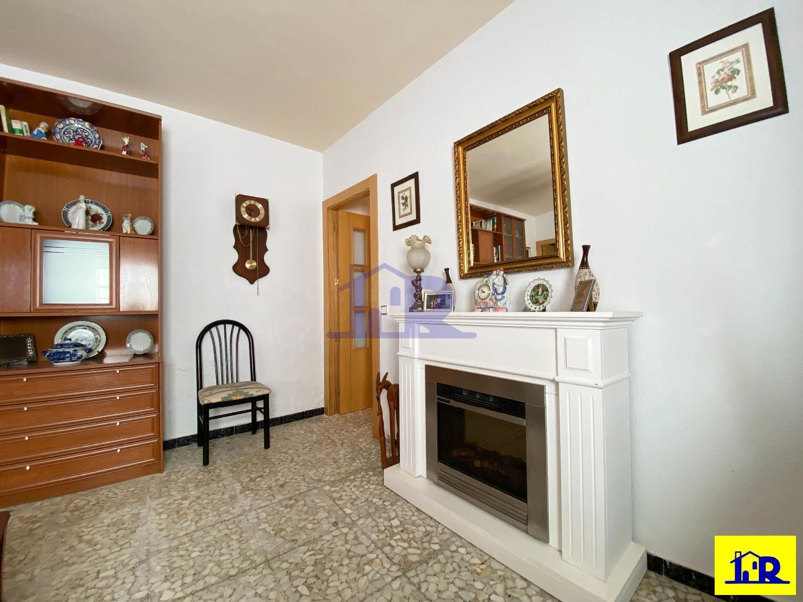 Living room of Flat for sale in Cañada del Hoyo  with Heating, Terrace and Furnished