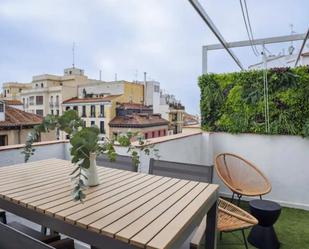 Terrace of Apartment to rent in  Madrid Capital  with Air Conditioner, Heating and Parquet flooring