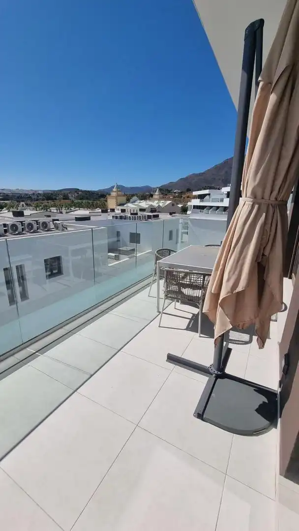 Terrace of Attic for rent in Estepona  with Air Conditioner, Terrace and Swimming Pool