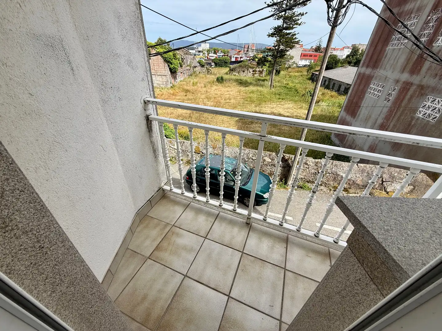 Balcony of Flat for sale in O Grove    with Heating, Furnished and Oven