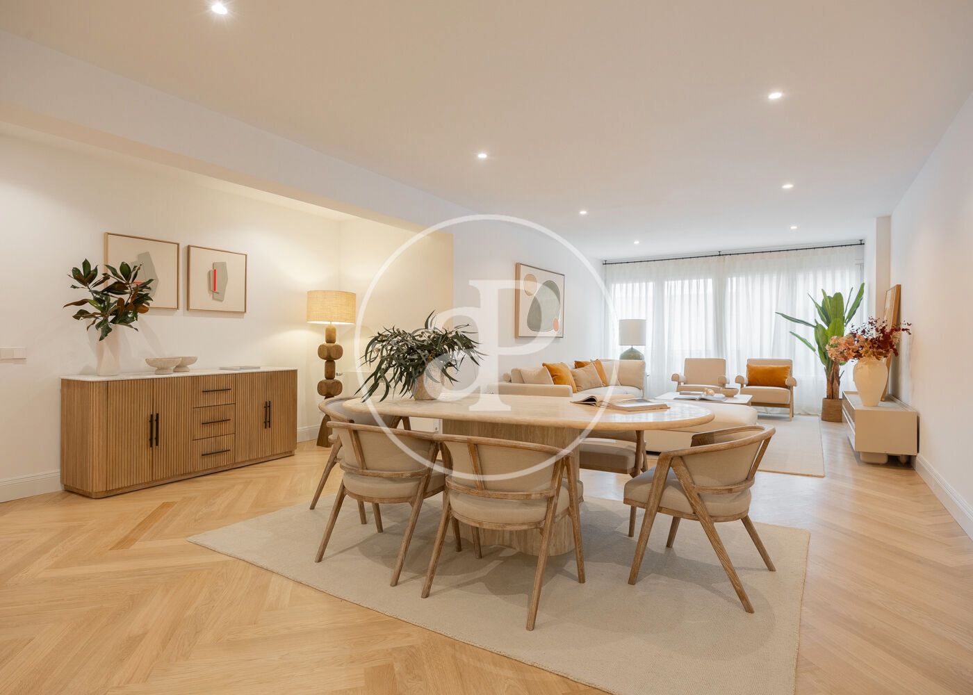 Living room of Flat for sale in  Madrid Capital  with Air Conditioner, Heating and Storage room