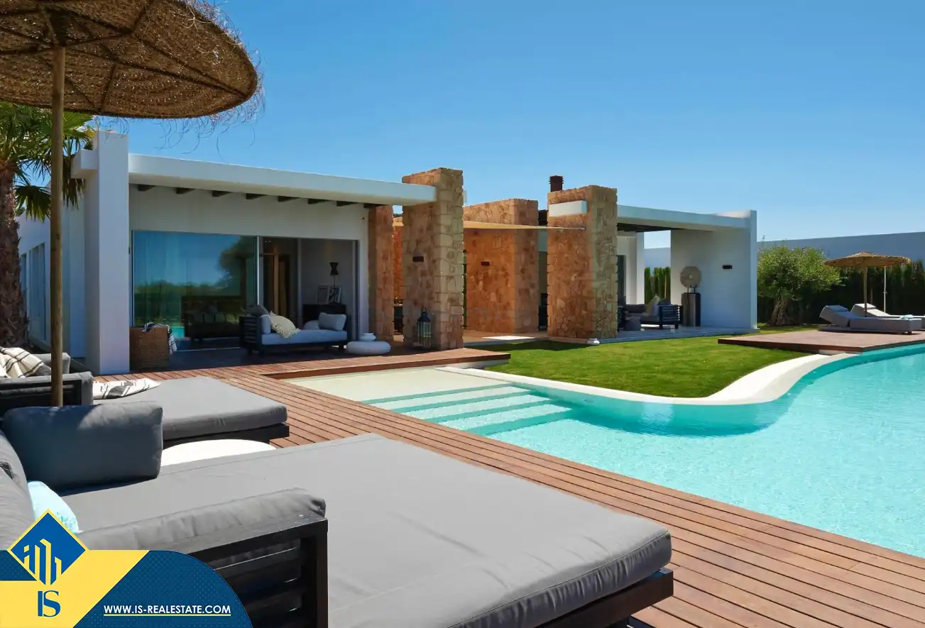 Terrassa de Casa o xalet en venda en Sant Josep de sa Talaia amb Aire condicionat, Calefacció i Jardí privat