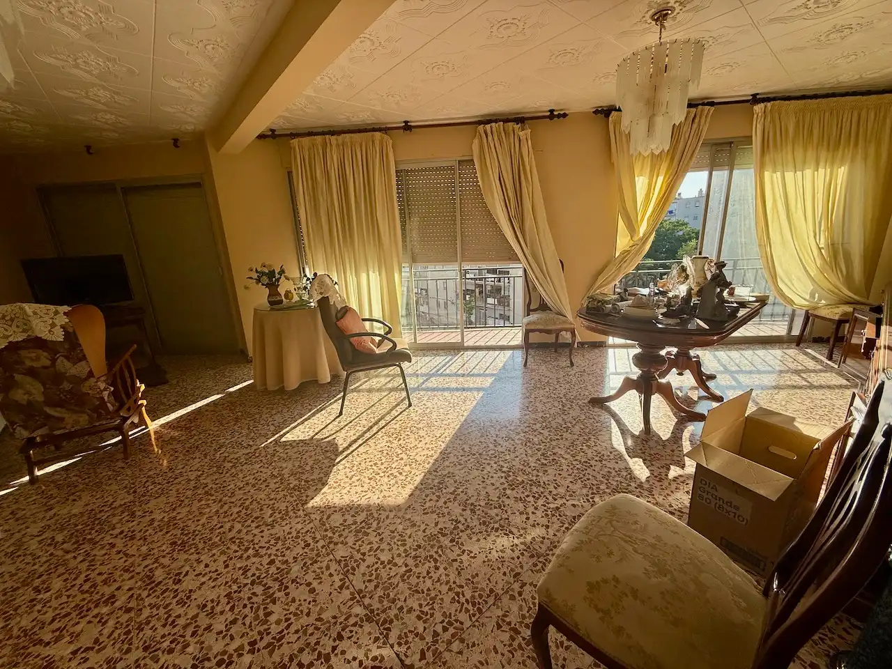 Living room of Attic for sale in Terrassa  with Heating, Terrace and Oven