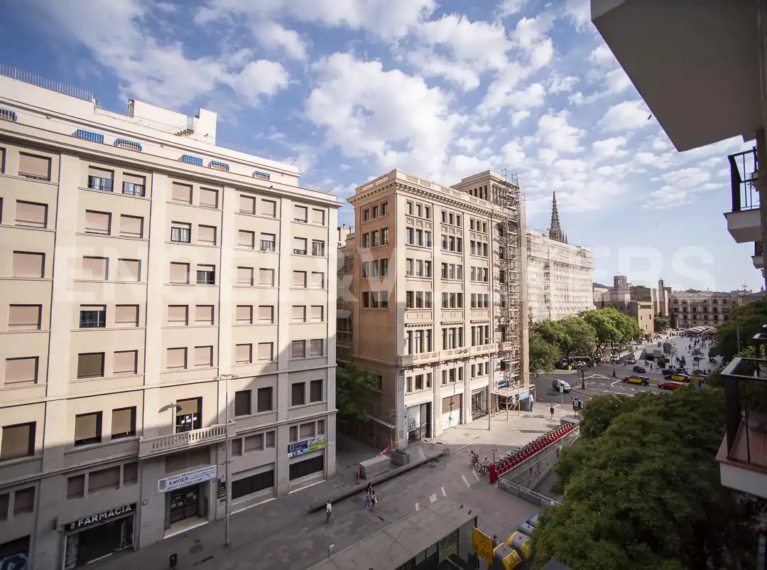 Exterior view of Flat for rent in Barcelona  with Air Conditioner, Heating and Parquet flooring