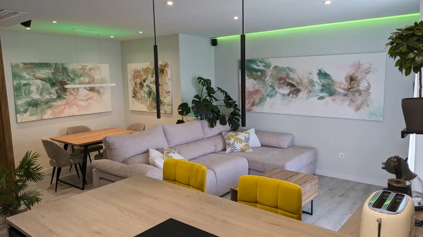 Sala de estar de Ático en venta en Murcia con Aire acondicionado, Calefacción y Terraza