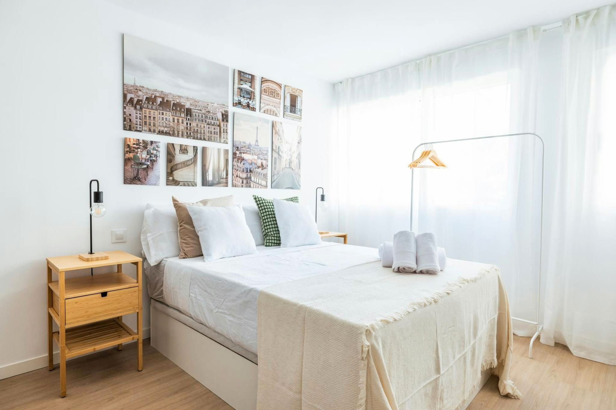 Bedroom of Flat to rent in  Madrid Capital  with Air Conditioner, Heating and Furnished