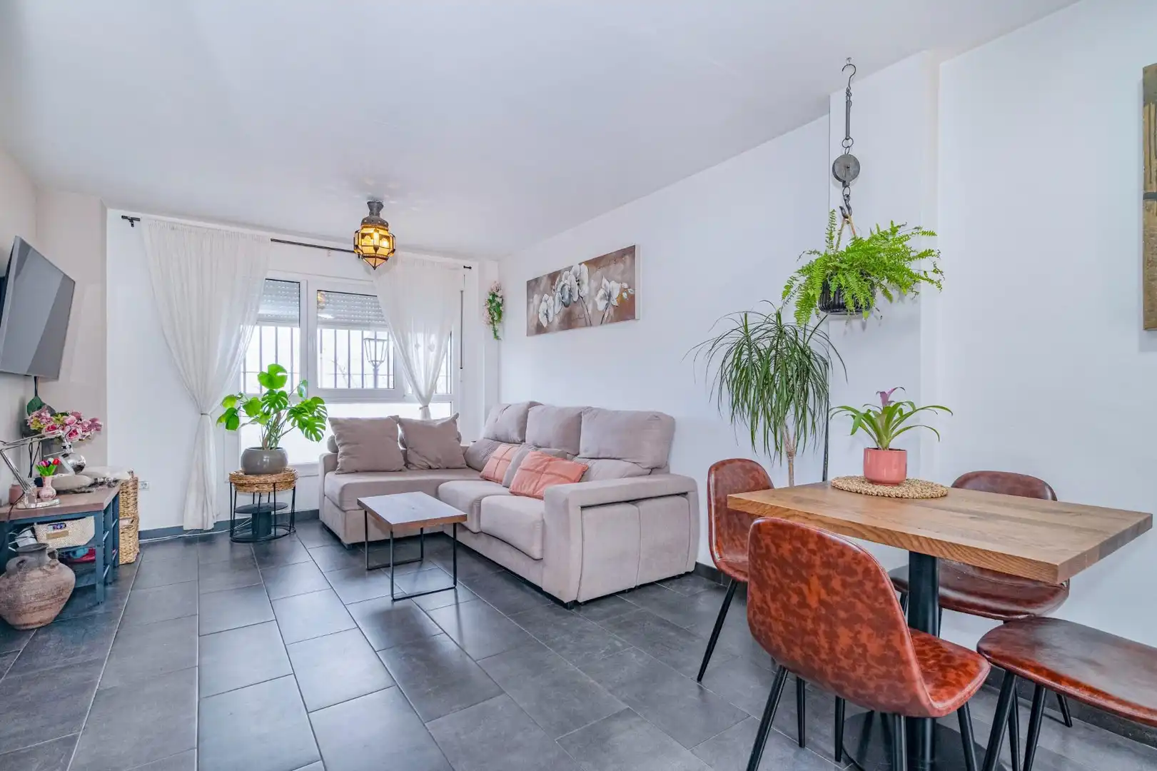 Sala de estar de Casa adosada en venta en Monachil