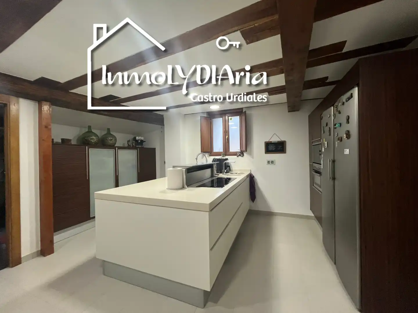 Cocina de Casa adosada en venta en Castro-Urdiales con Calefacción, Parquet y Terraza