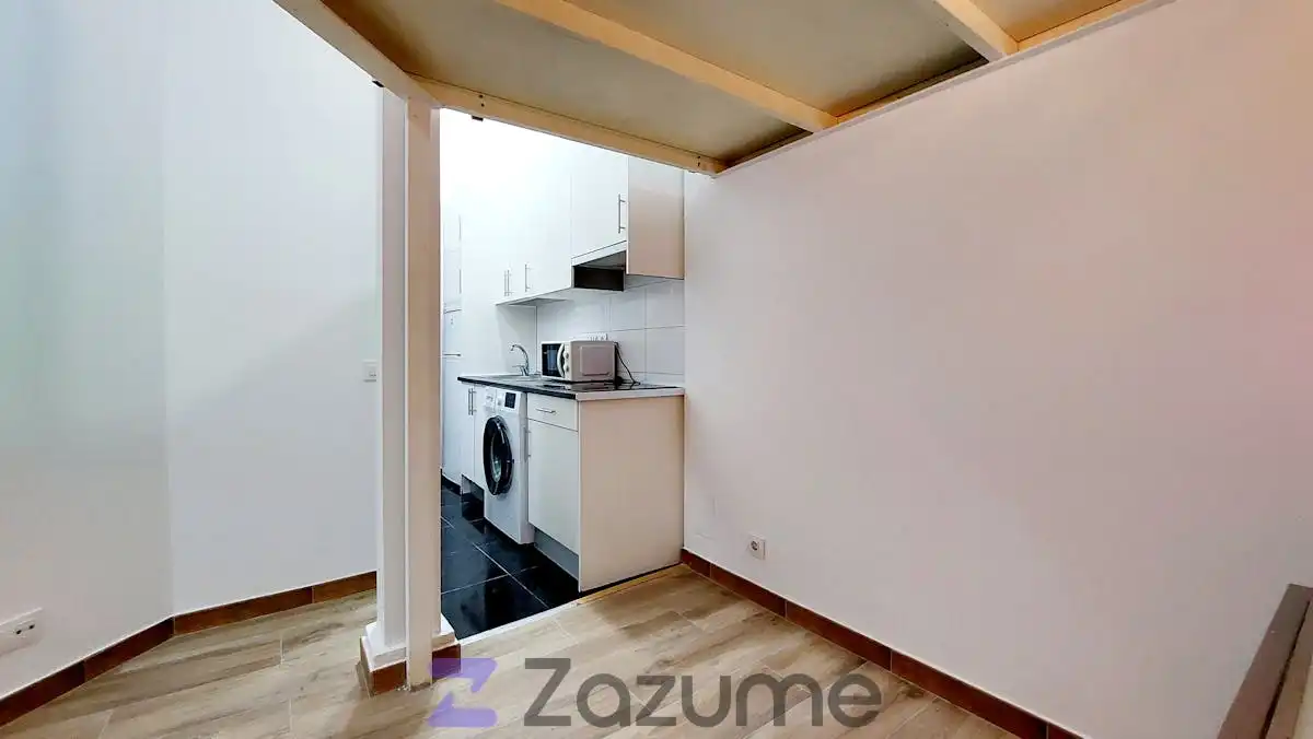 Kitchen of Lofts for rent in Madrid  with Air Conditioner, Oven and Washing machine
