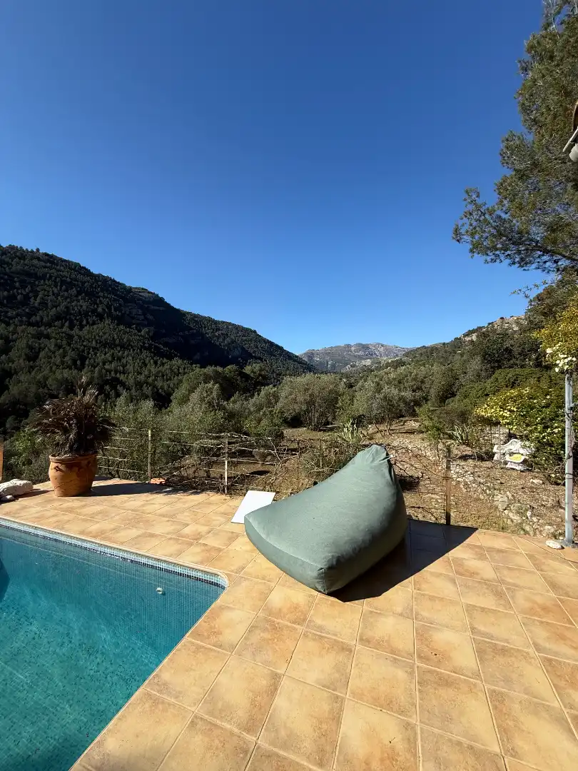 Terrace of Country homes for sale in Castell de Castells  with Air Conditioner, Heating and Private garden