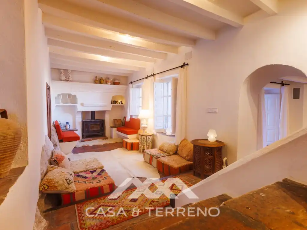 Sala de estar de Casa o chalet en venta en Comares con Aire acondicionado, Jardín privado y Terraza