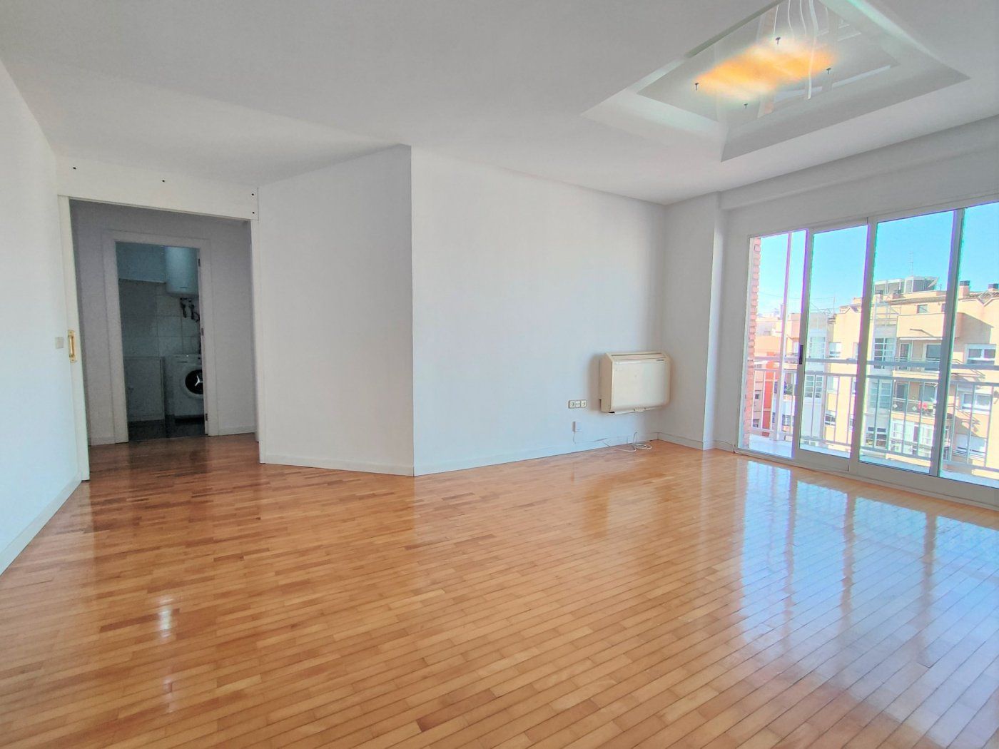 Sala d'estar de Pis de lloguer en  Murcia Capital amb Aire condicionat, Calefacció i Parquet
