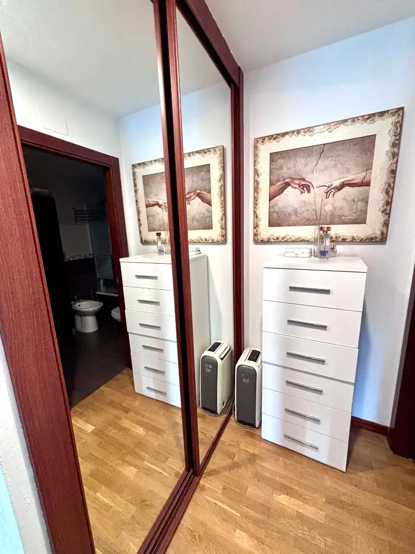 Bathroom of Flat for sale in Gijón   with Heating, Private garden and Parquet flooring