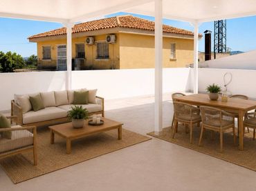 Casa rústica con balcón en venta en Montepinar - La Aparecida - Raiguero