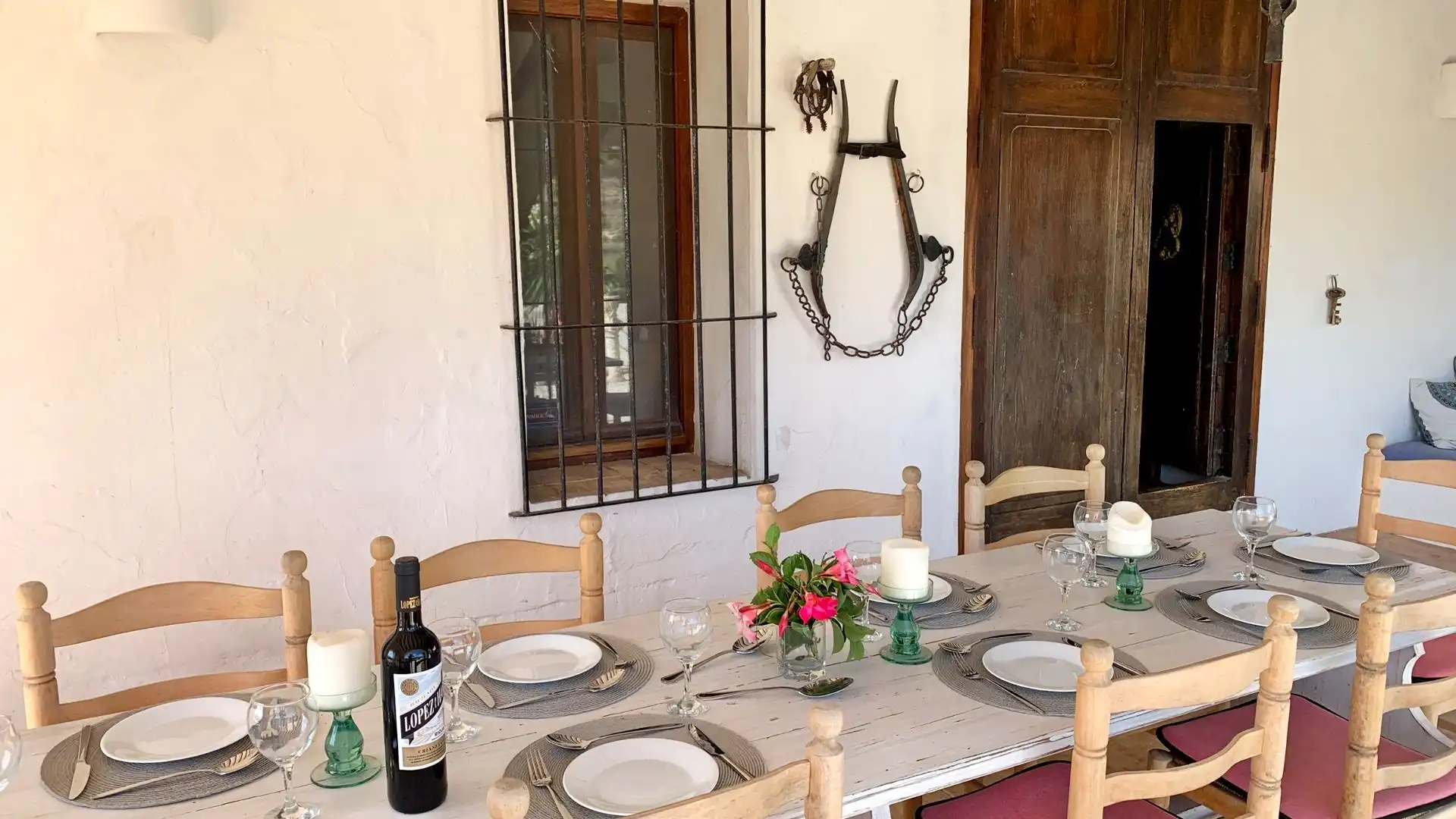 Menjador de Finca rústica en venda en Benissa amb Aire condicionat, Calefacció i Jardí privat