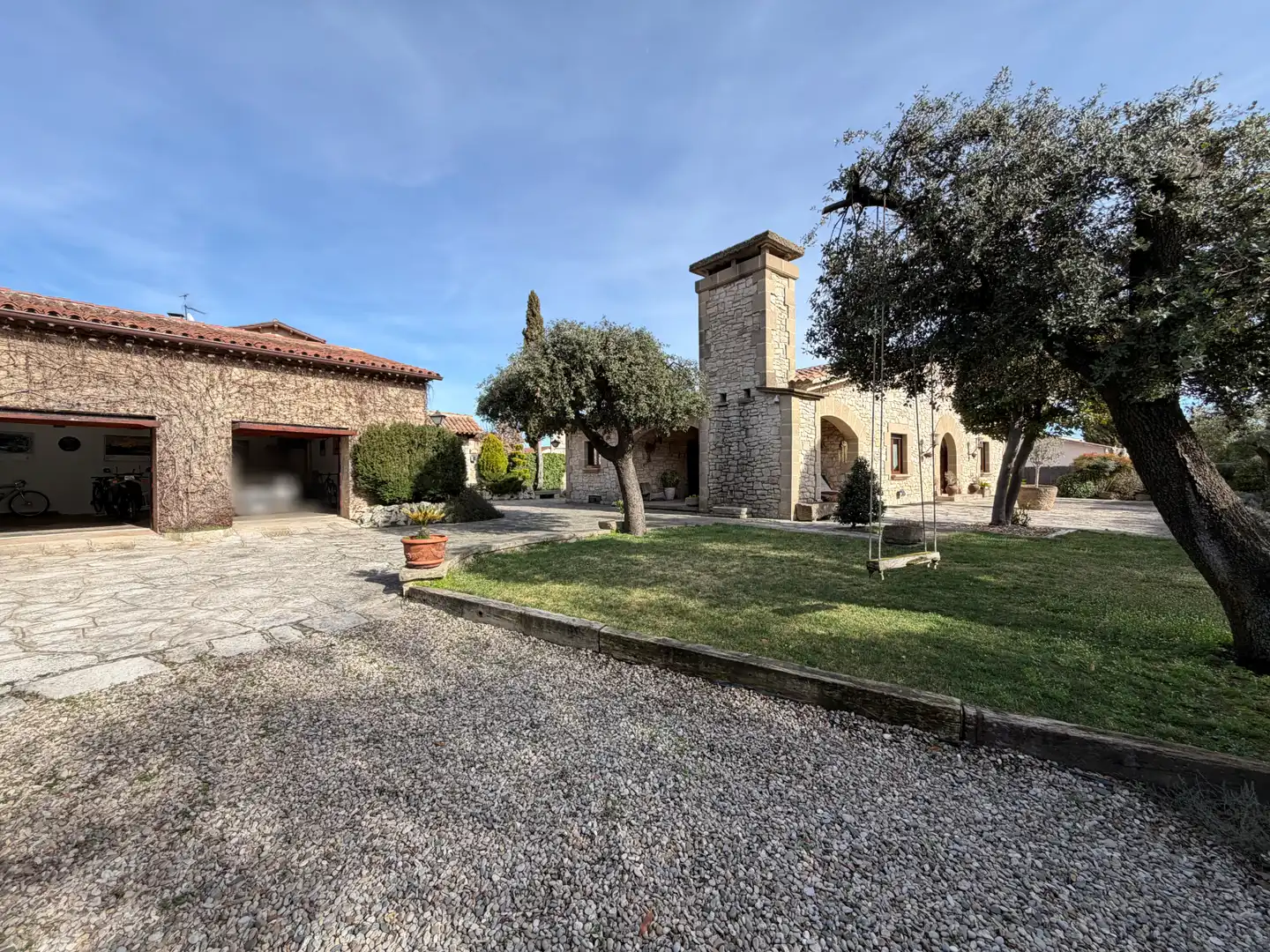 Vista exterior de Finca rústica en venta en Moià con Calefacción, Jardín privado y Parquet