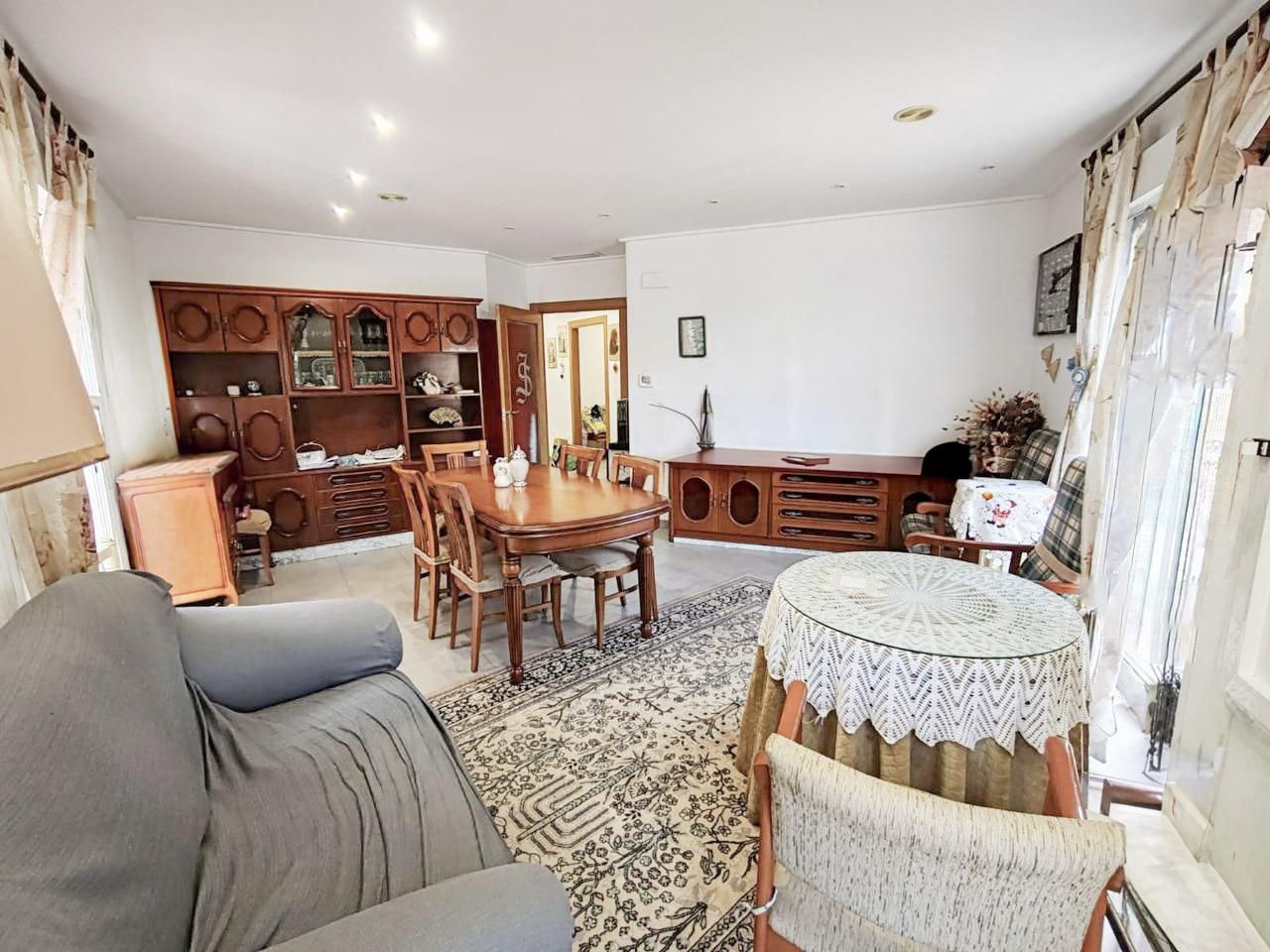 Living room of Flat for sale in Aspe  with Furnished and Balcony