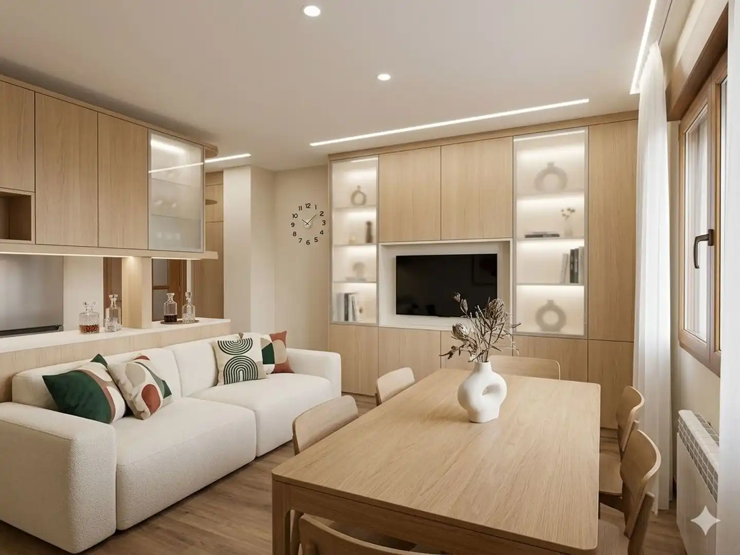 Sala de estar de Piso en venta en Llanera con Calefacción y Piscina