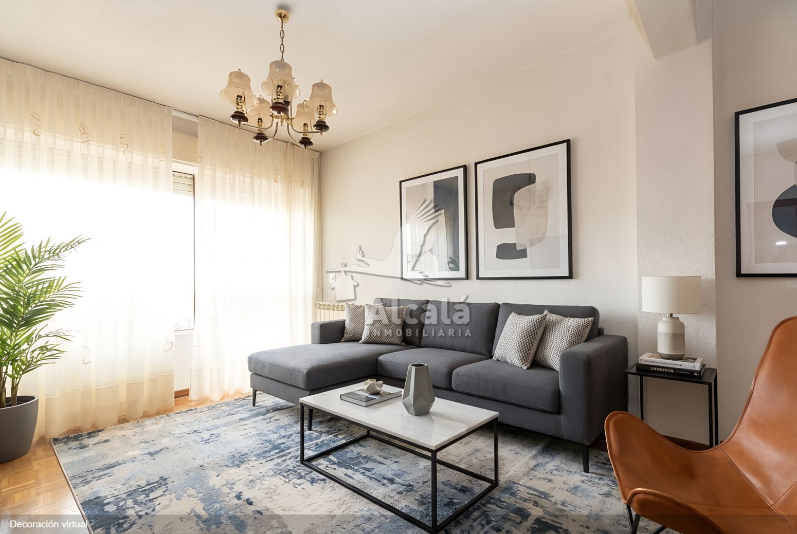 Sala de estar de Piso en venta en Alcalá de Henares con Calefacción y Terraza