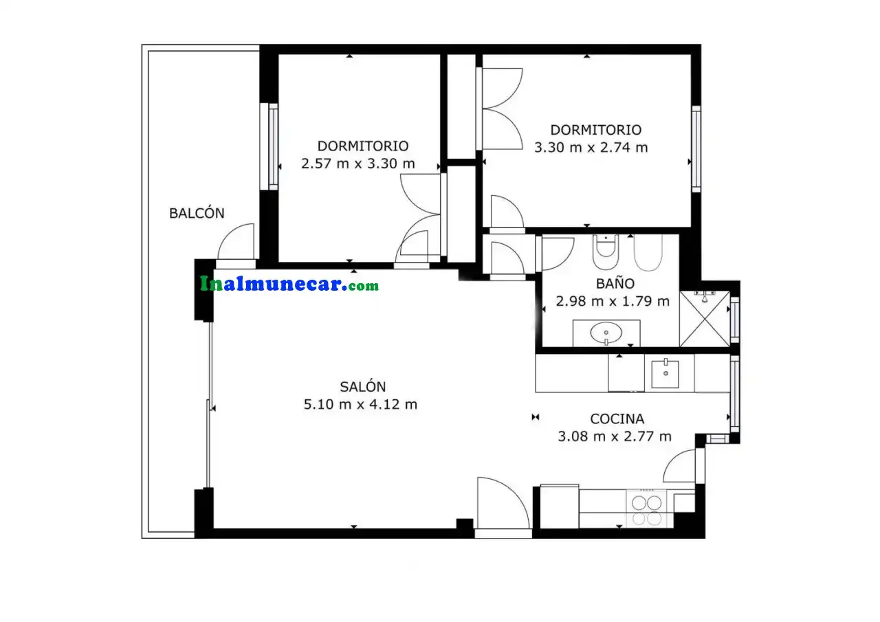 Flat for sale in Almuñécar  with Terrace and Furnished
