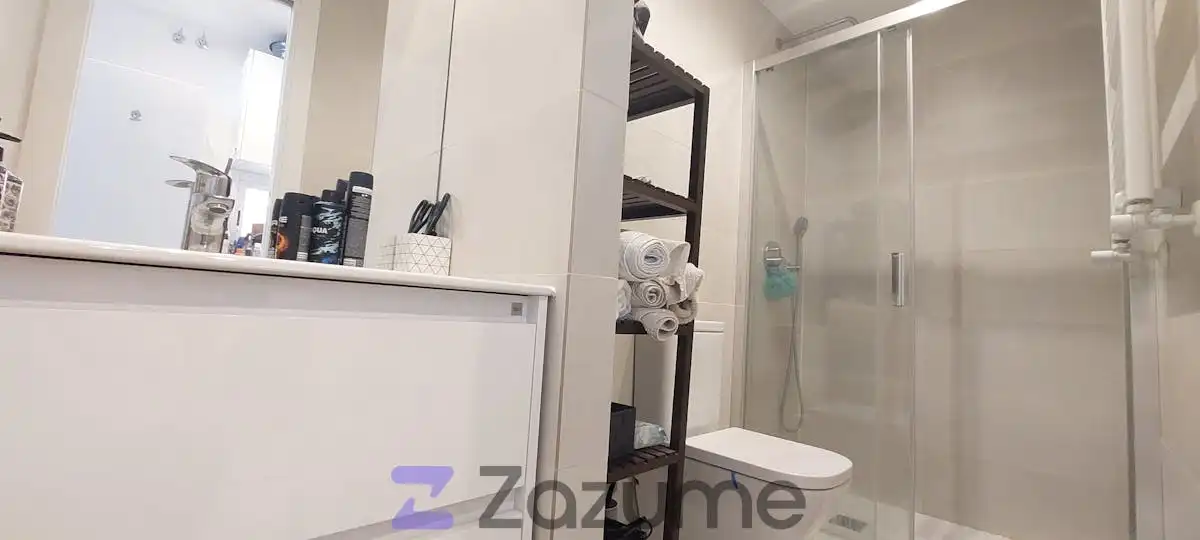 Bany de Estudi de lloguer en Madrid amb Aire condicionat, Calefacció i Parquet