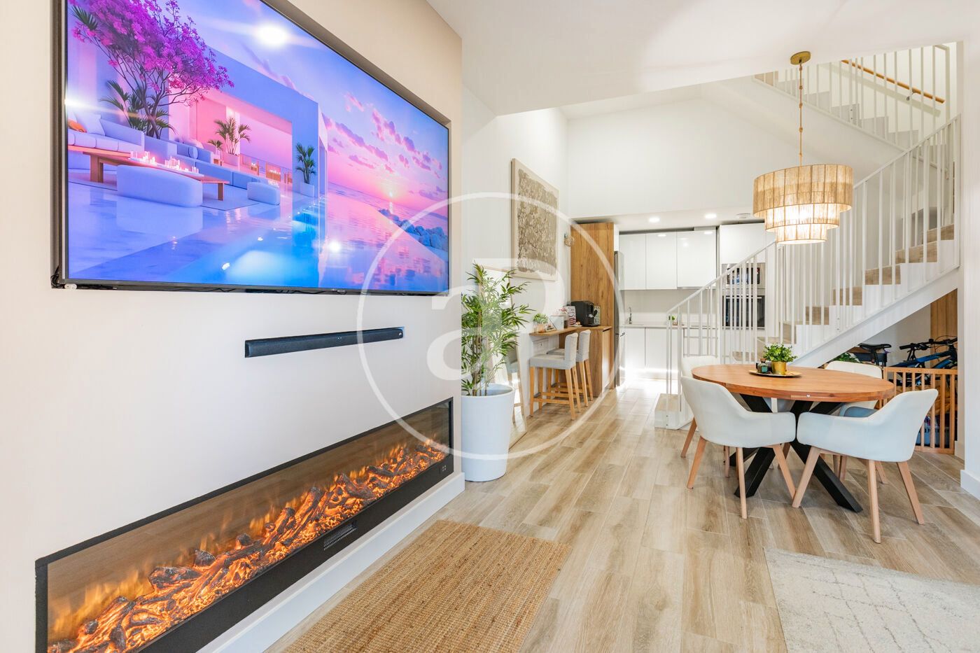 Living room of Loft for sale in San Sebastián de los Reyes  with Air Conditioner, Heating and Private garden