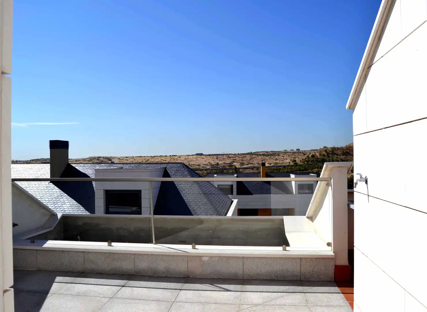 Terrace of Detached homes for rent in La Moraleja  with Air Conditioner, Heating and Private garden