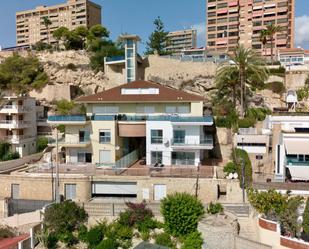 Exterior view of Single-family semi-detached for sale in Benidorm  with Air Conditioner, Heating and Private garden