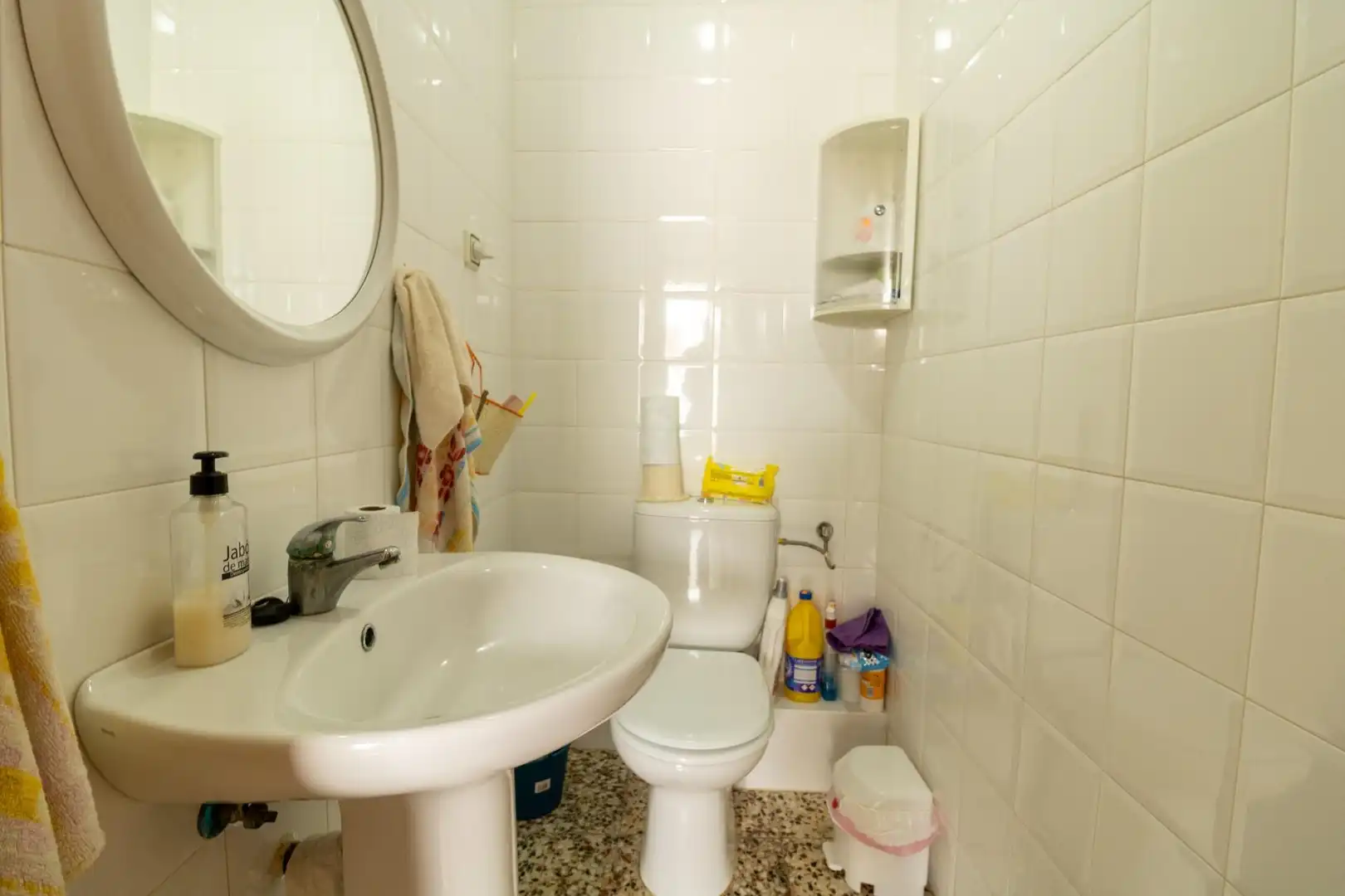 Bany de Casa o xalet en venda en Santa Fe de Mondújar amb Jardí privat, Terrassa i Moblat
