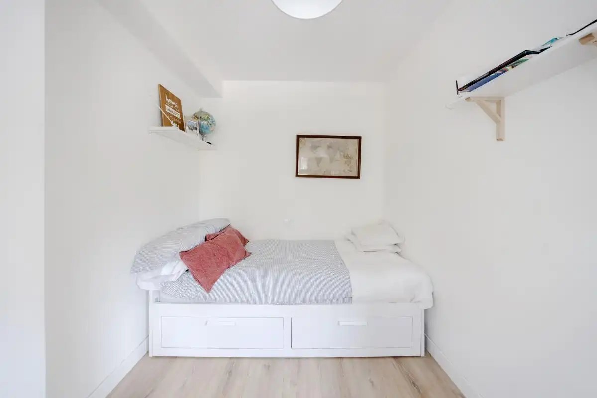Schlafzimmer von Wohnung zum Verkauf in Madrid mit Klimaanlage, Heizung und Privatgarten