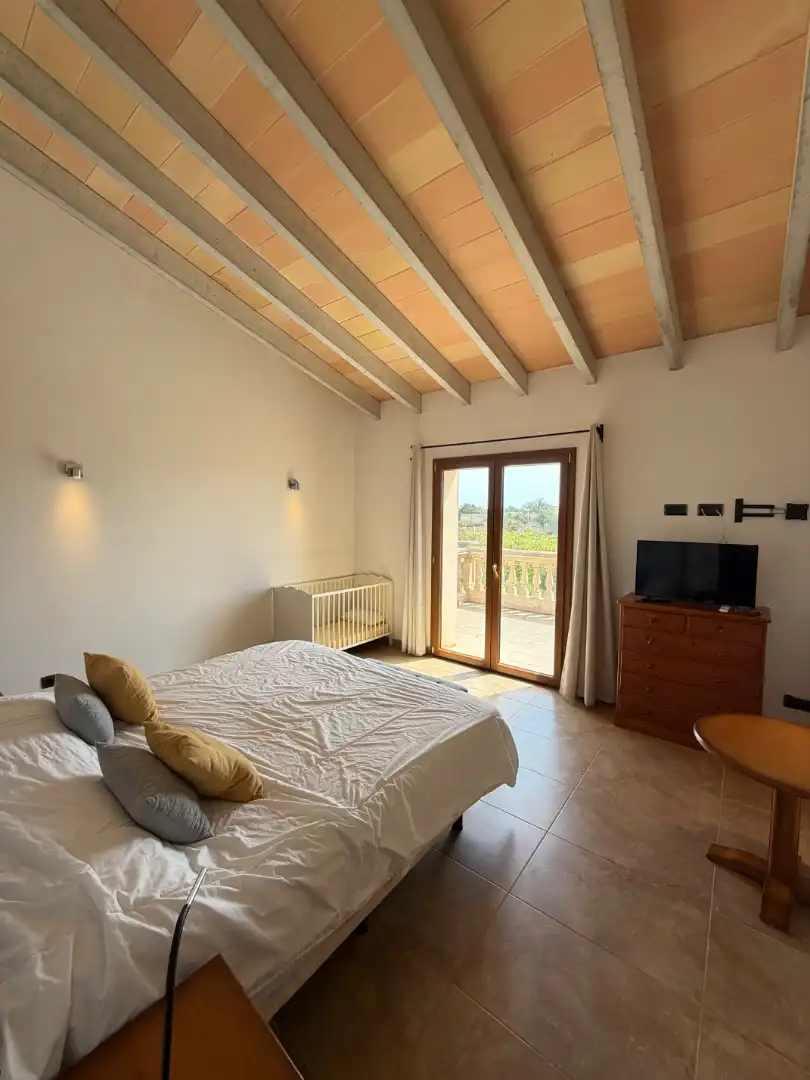 Habitación de Finca rústica de alquiler en Manacor con Aire acondicionado, Calefacción y Jardín privado