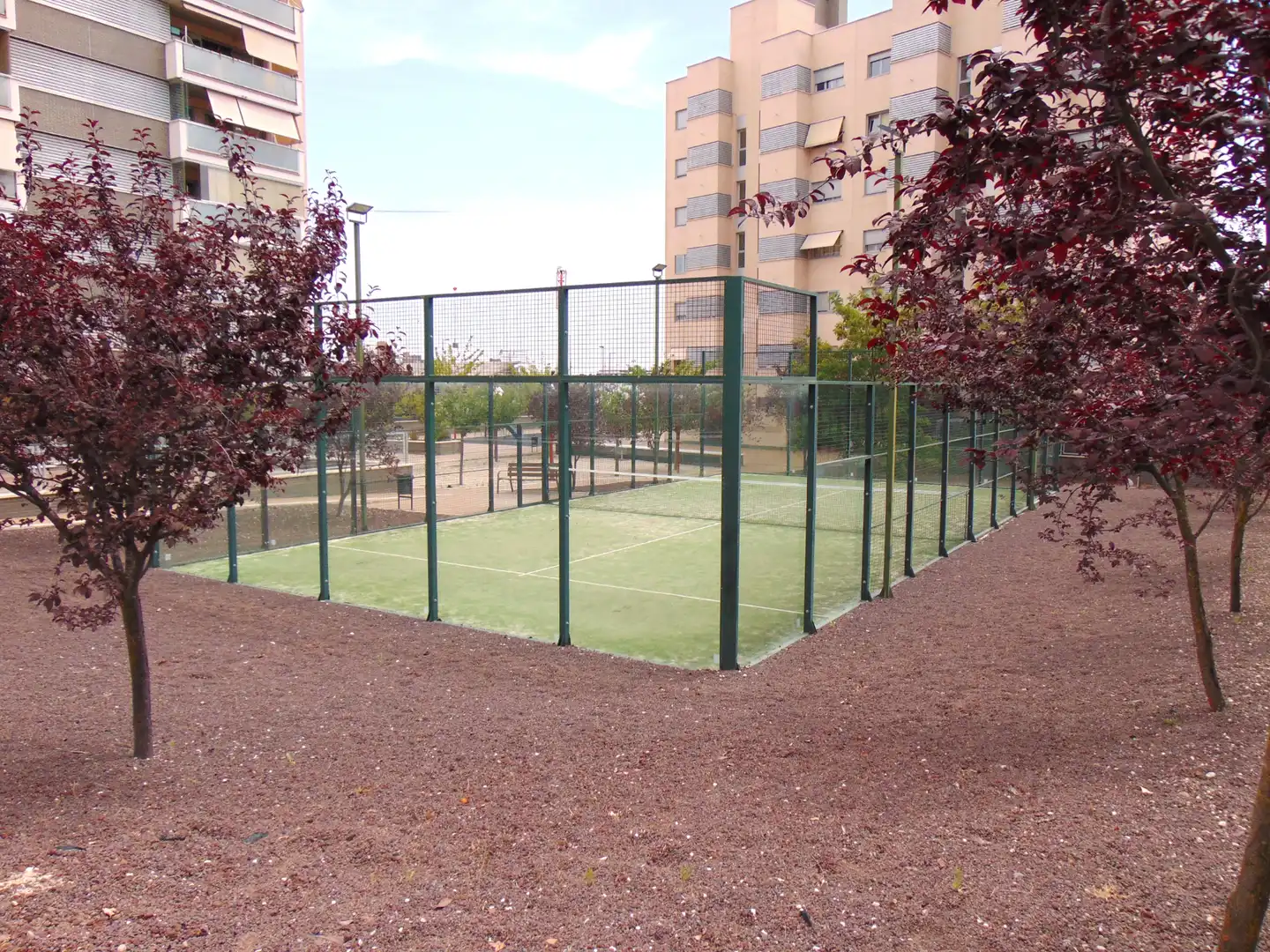 Garden of Flat for sale in Tres Cantos  with Heating, Parquet flooring and Terrace