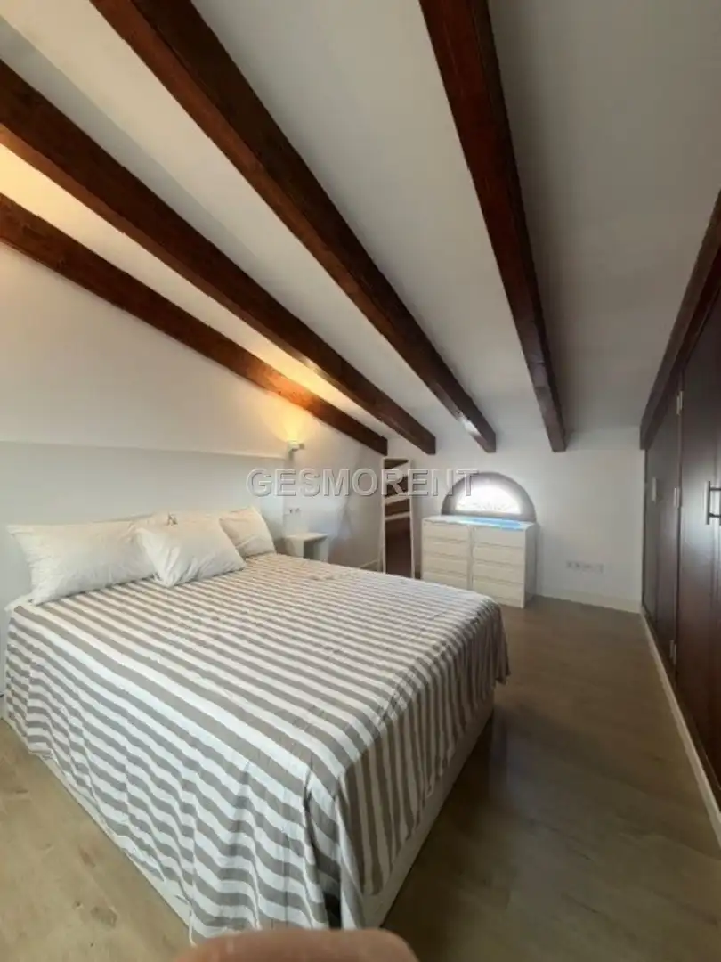 Bedroom of Flat for rent in  Palma de Mallorca  with Air Conditioner, Parquet flooring and Furnished