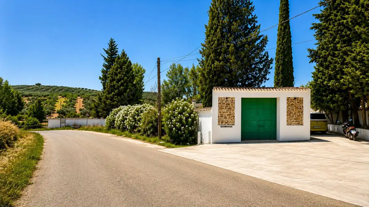 Casa rústica amb piscina en venda a Villanueva del Rosario, imagen 40