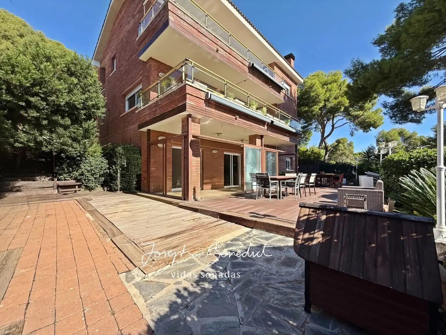 Exterior view of Houses for sale in Castelldefels  with Air Conditioner, Heating and Private garden