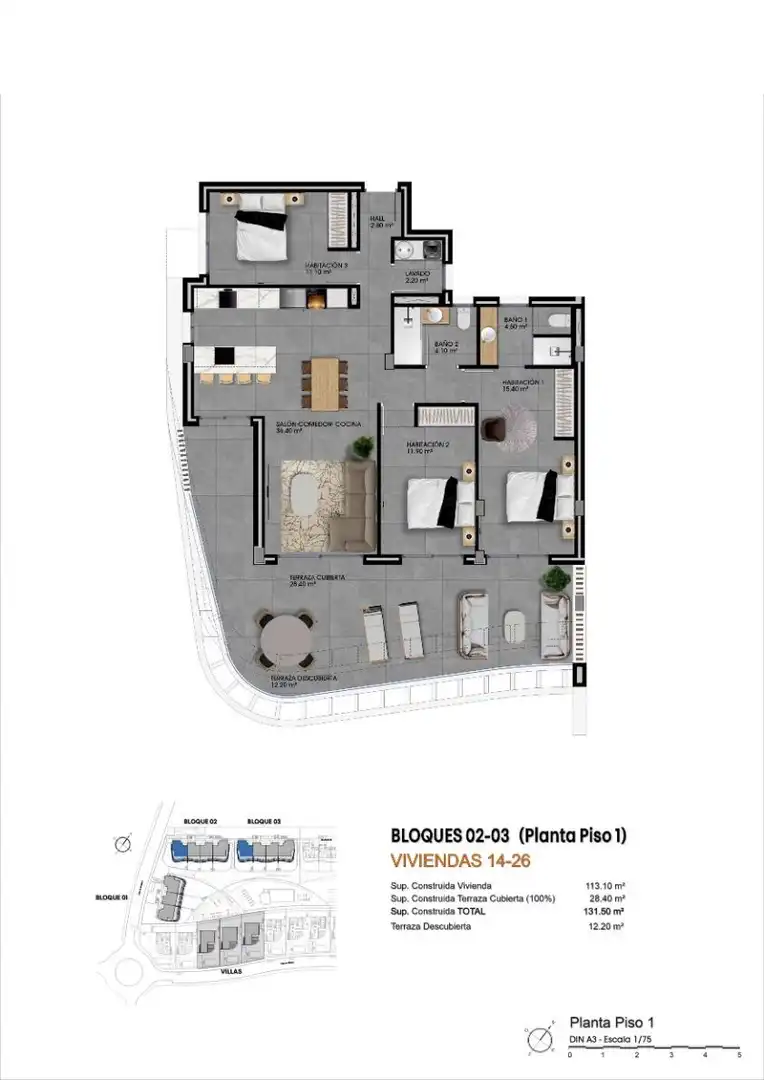 Apartament amb piscina en venda a Balcón de Finestrat - Terra Marina, imagen 19