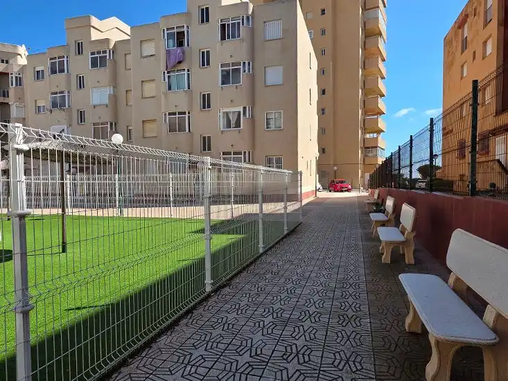 Terrace of Flat for sale in La Manga del Mar Menor  with Furnished, Balcony and Community pool