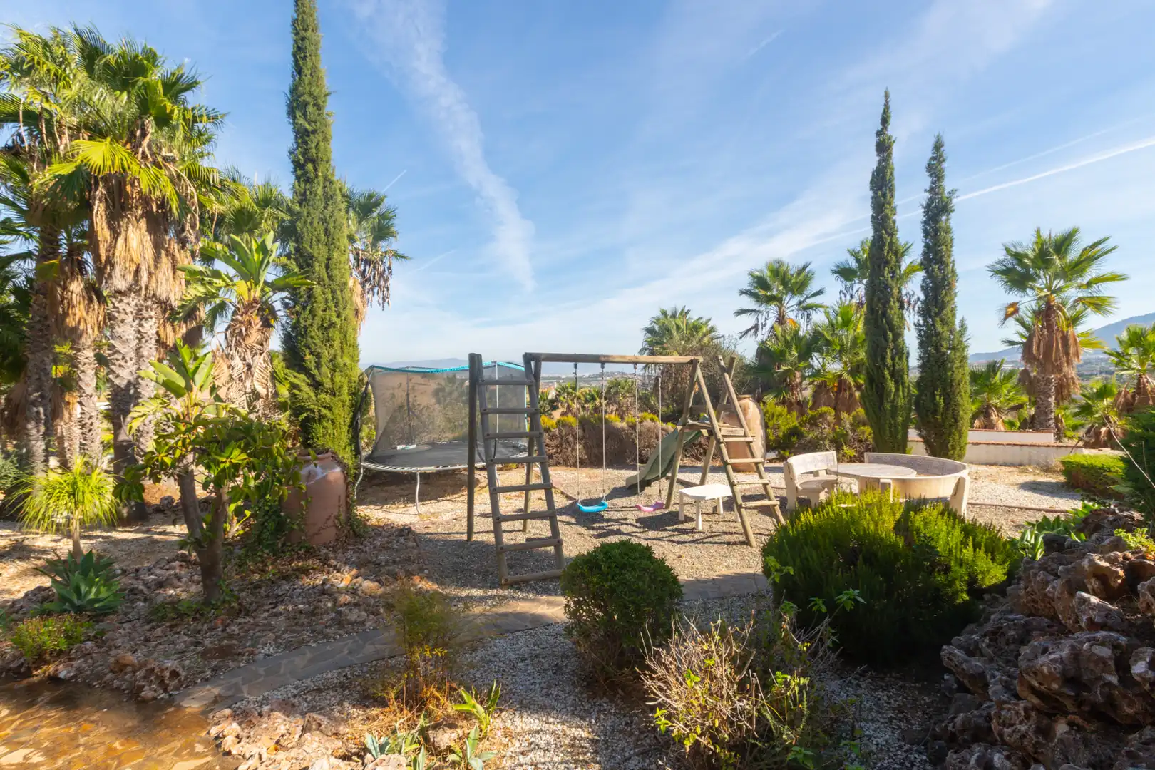 Jardín de Casa o chalet en venta en Alhaurín de la Torre con Aire acondicionado, Calefacción y Jardín privado