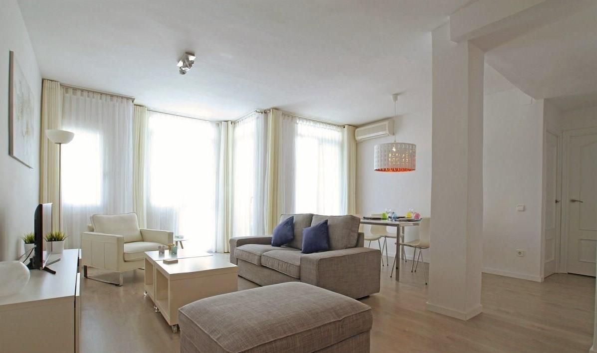 Living room of Flat to rent in Calafell  with Air Conditioner, Heating and Private garden