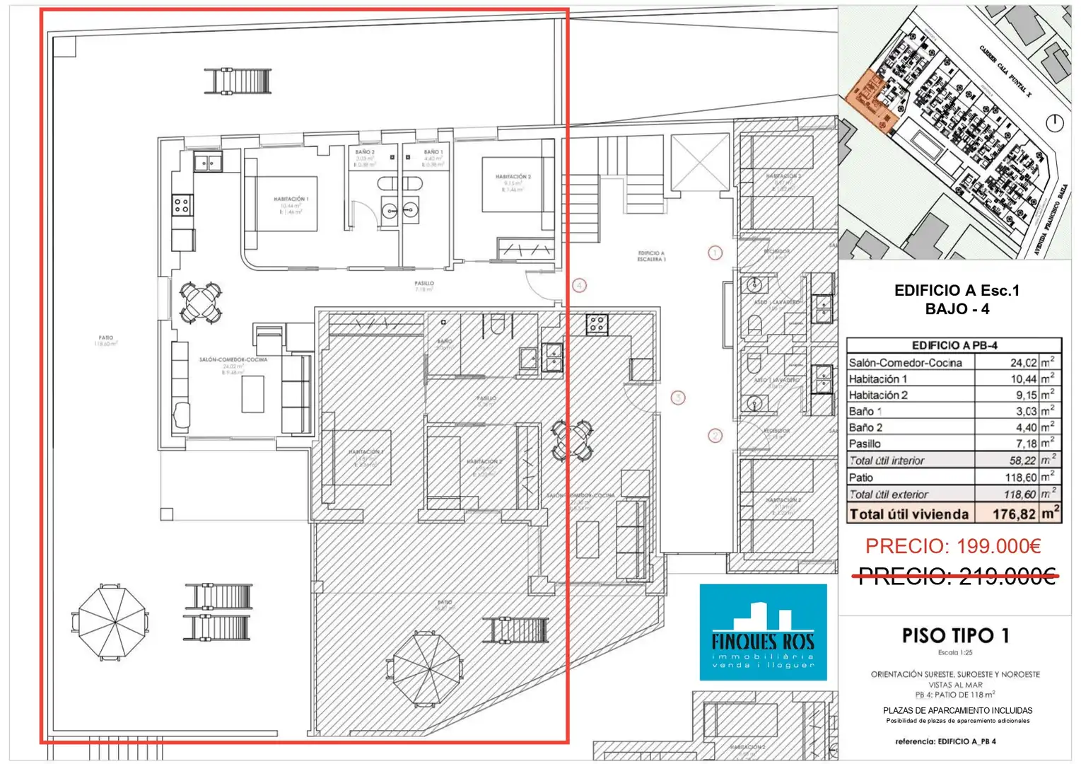 Apartament amb piscina en venda a Cala del Puntal, imagen 18