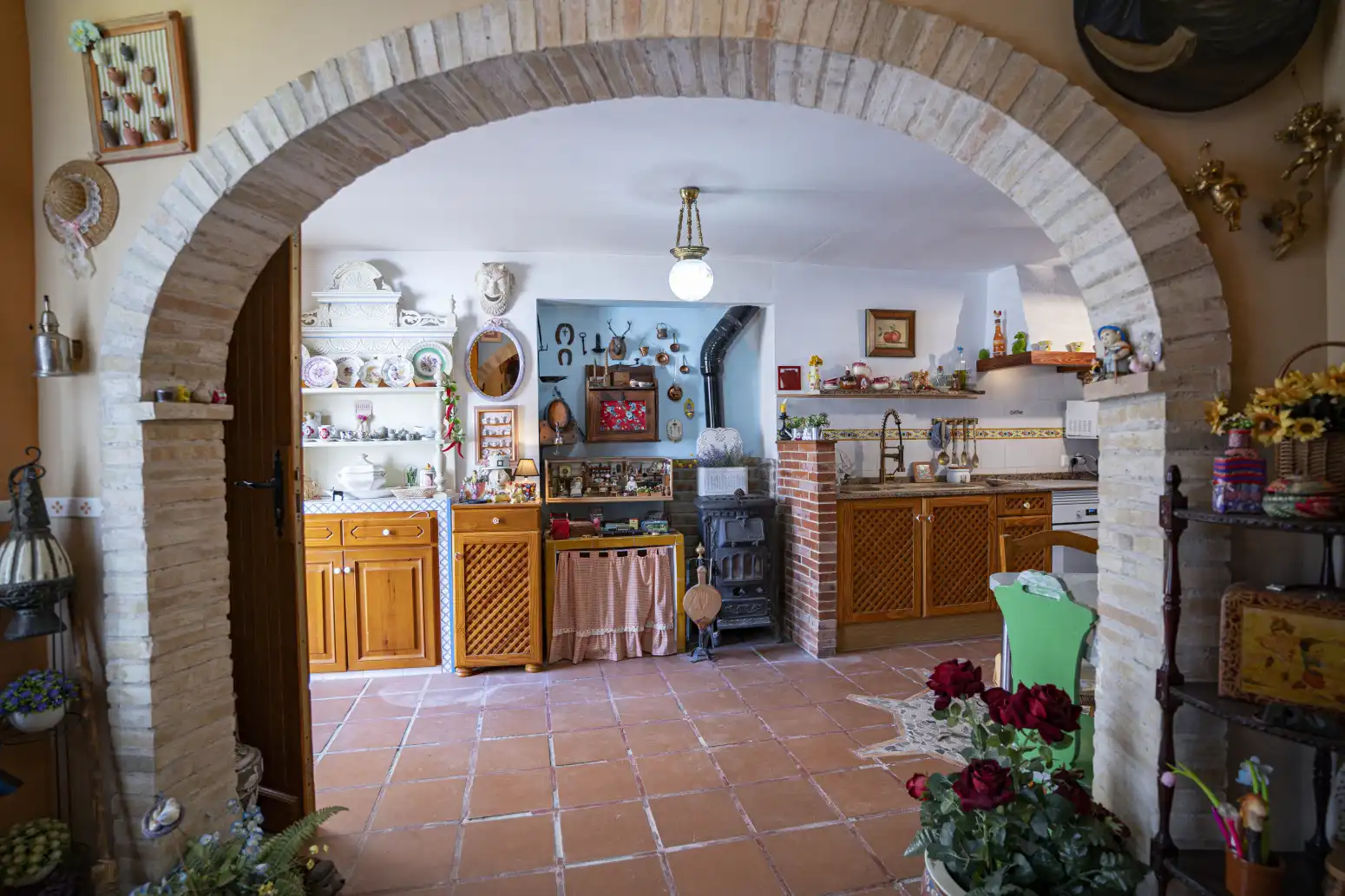 Cuina de Casa o xalet en venda en Chulilla amb Terrassa