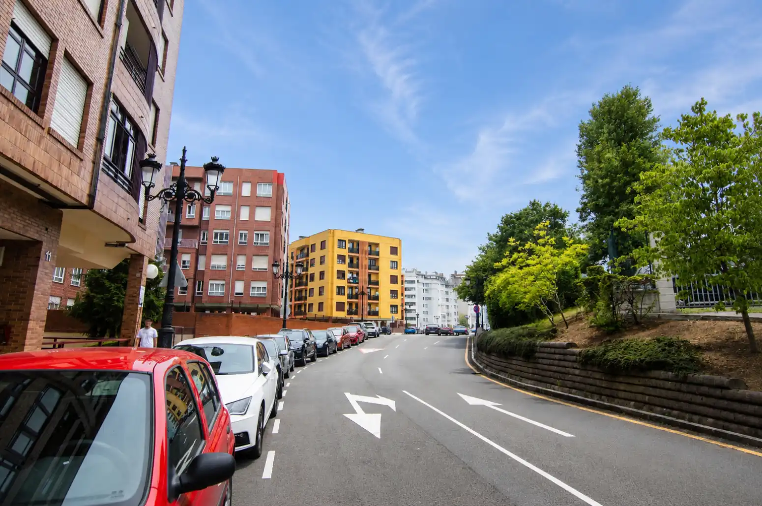 Exterior view of Flat for sale in Oviedo   with Heating, Parquet flooring and Terrace