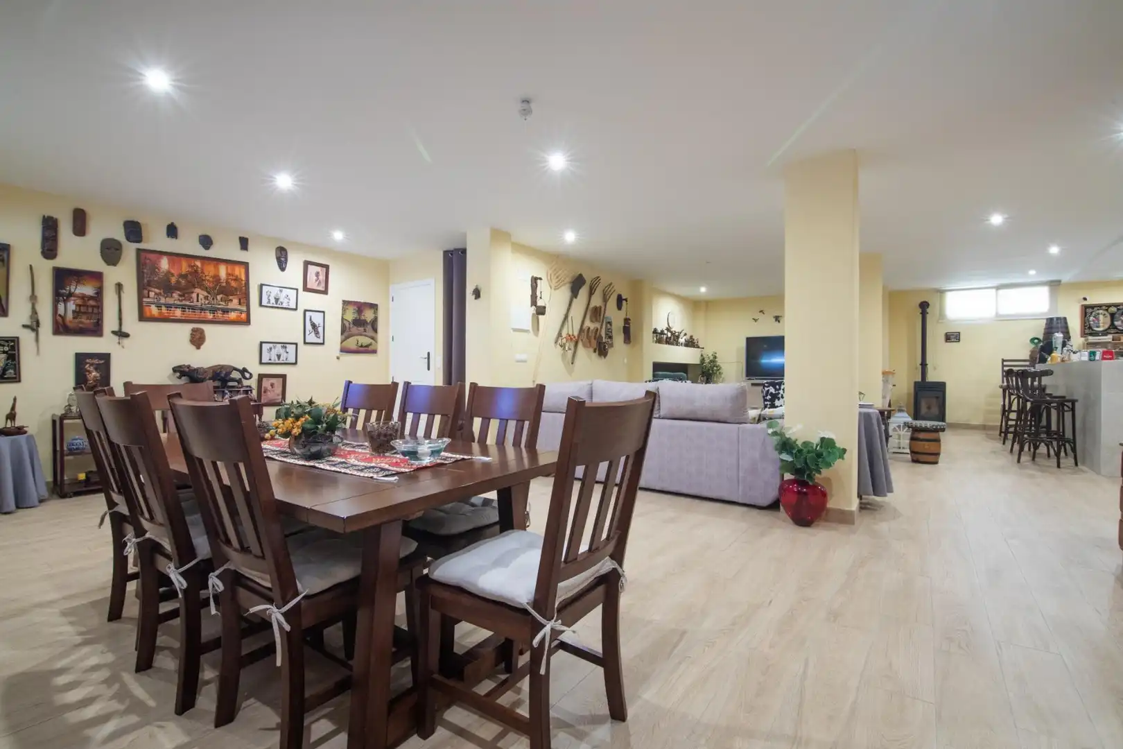 Dining room of Houses for sale in Elche / Elx  with Air Conditioner, Heating and Private garden
