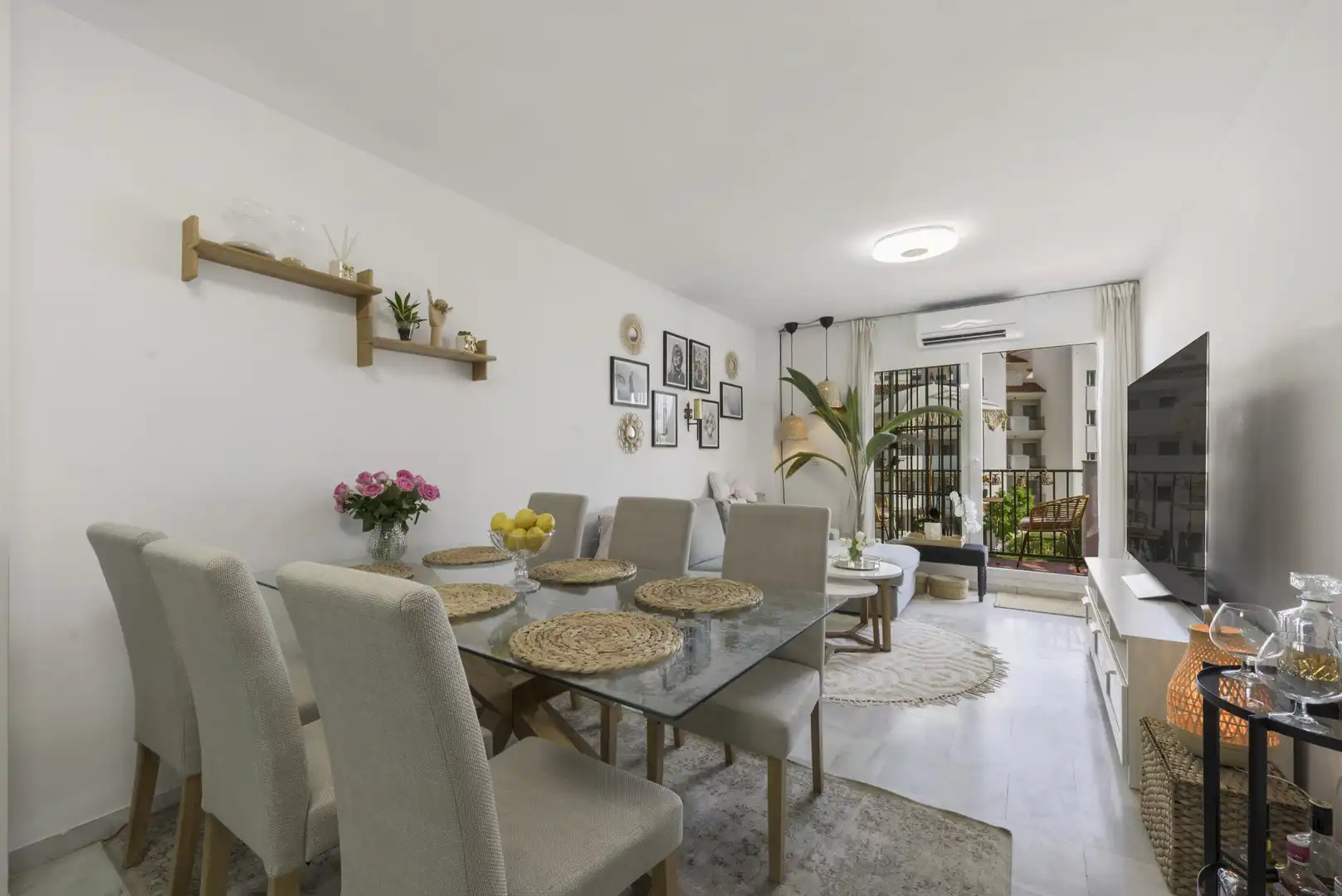 Comedor de Ático en venta en Mijas con Aire acondicionado, Terraza y Piscina