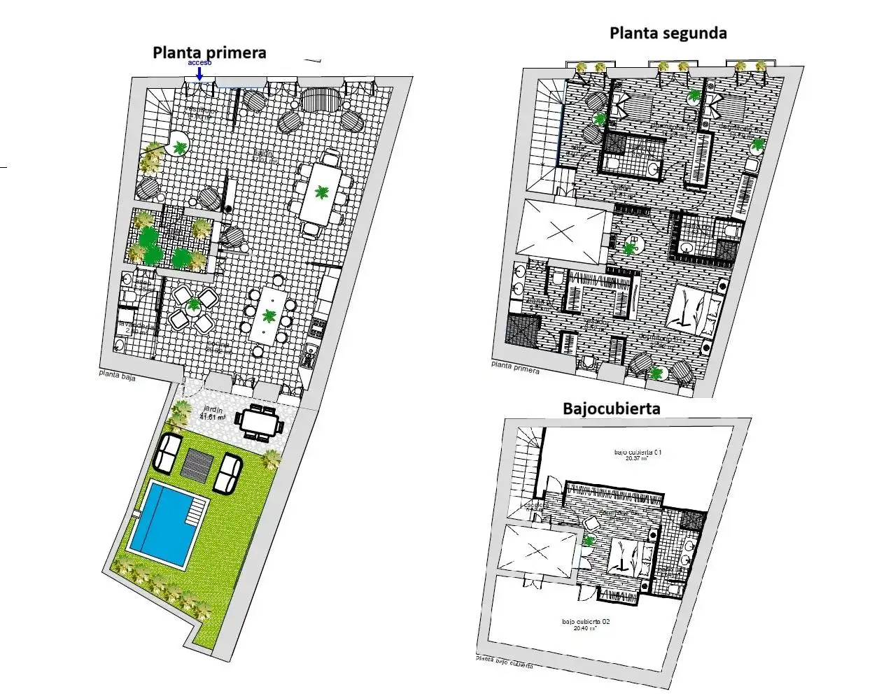 Houses for sale in El Espinar  with Private garden