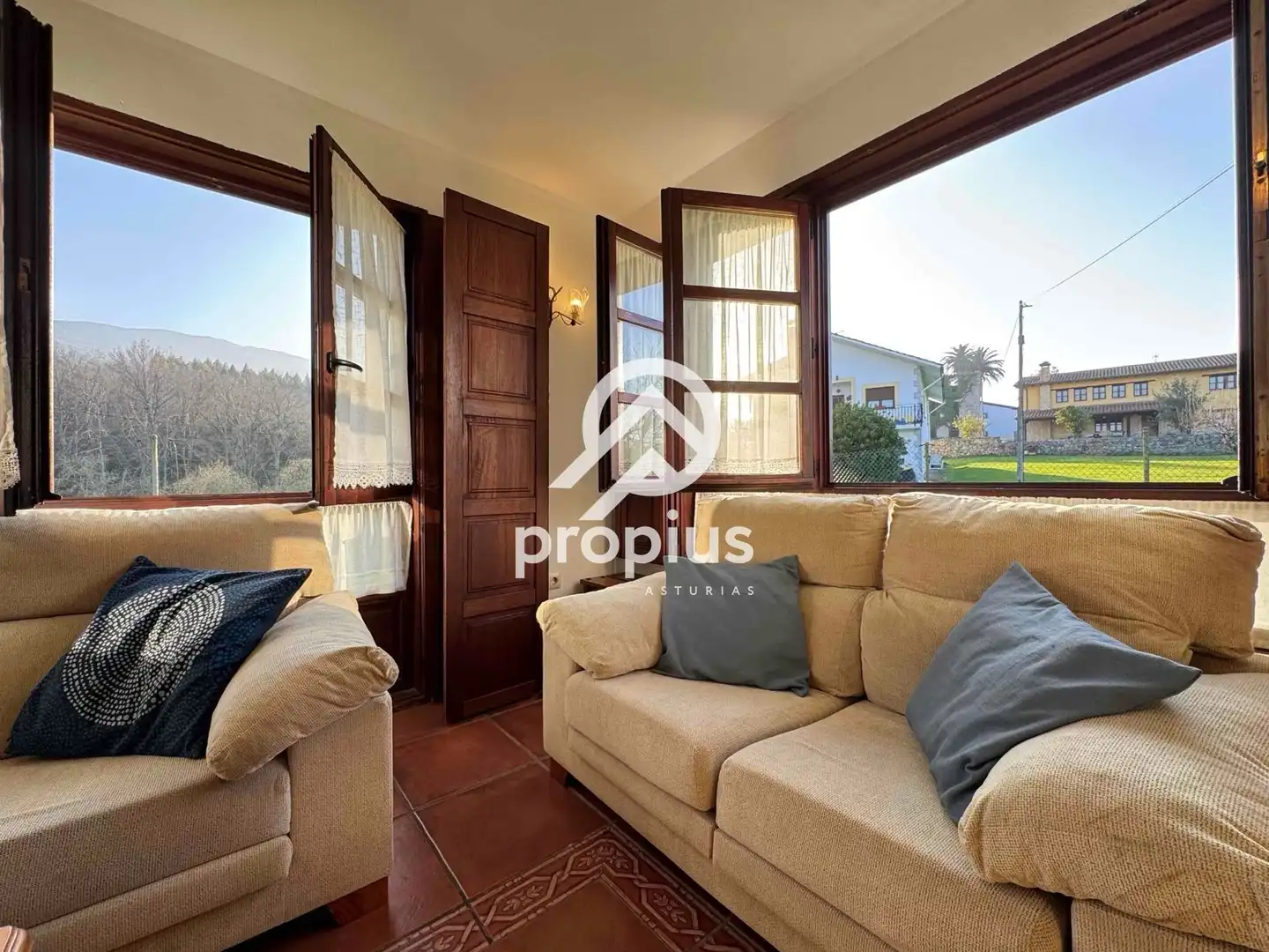 Living room of Houses for sale in Ribadedeva  with Heating, Private garden and Terrace