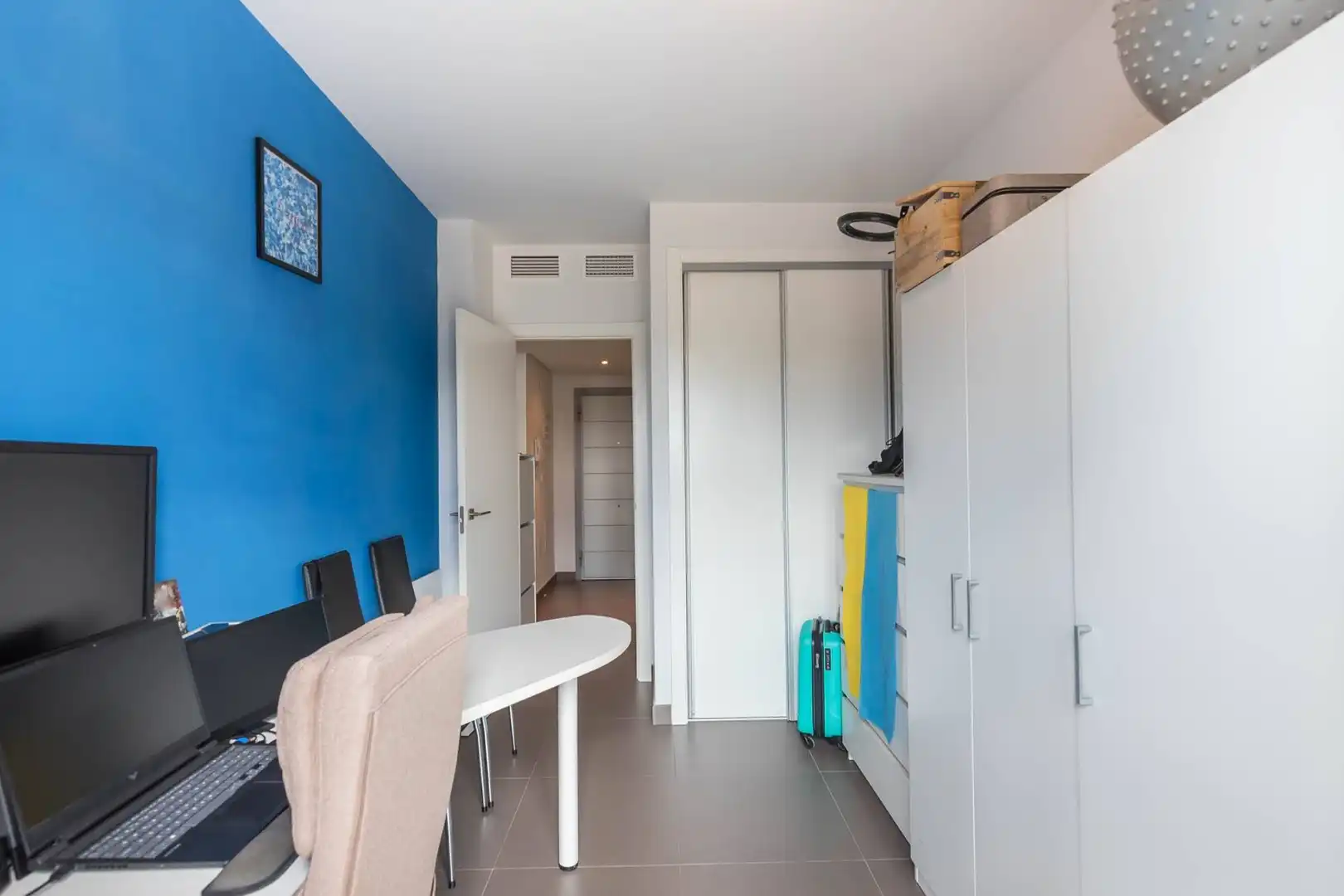 Schlafzimmer von Wohnung zum Verkauf in Murcia mit Klimaanlage, Heizung und Terrasse