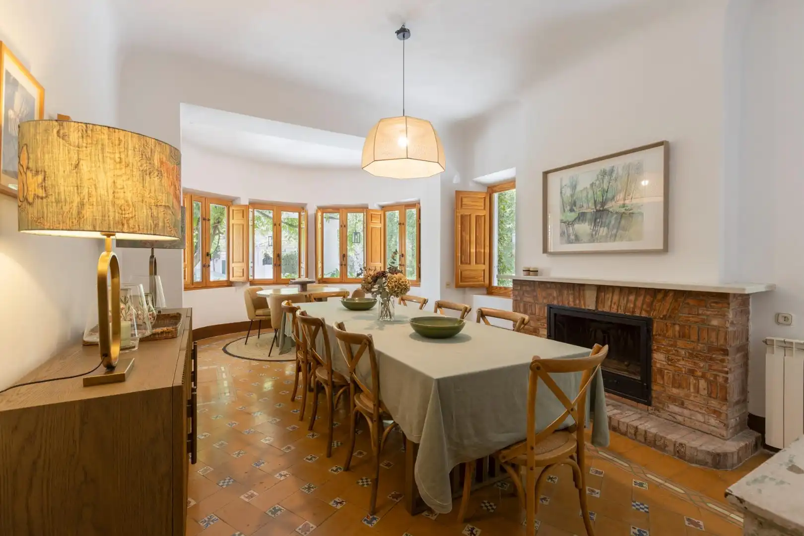 Comedor de Casa o chalet en venta en Las Gabias con Aire acondicionado, Calefacción y Jardín privado